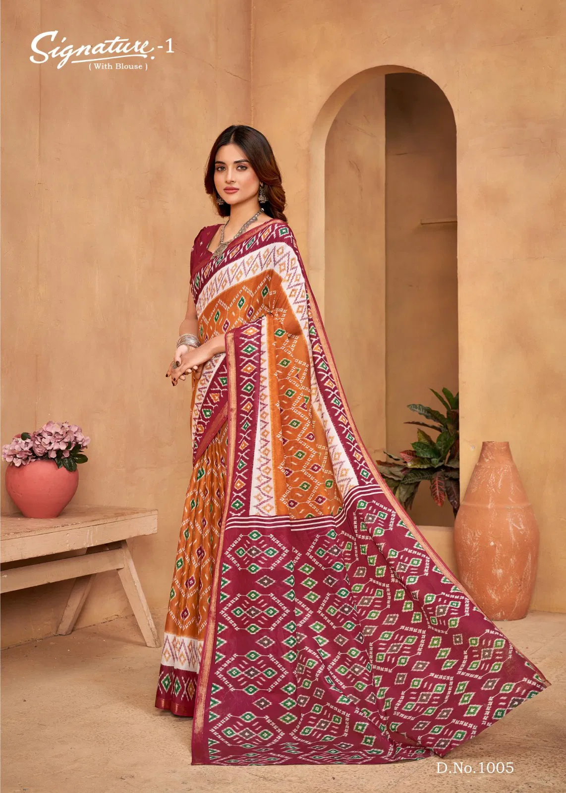 Signature Vol 01 By Lakhani Heavy Cotton Printed Saree Wholesale In India